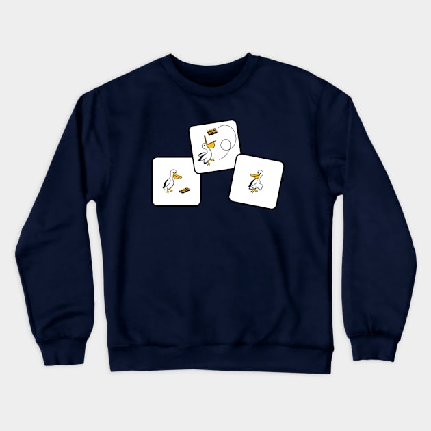 Pellie The Pelican Comic Story v2 Crewneck Sweatshirt by NeverDrewBefore